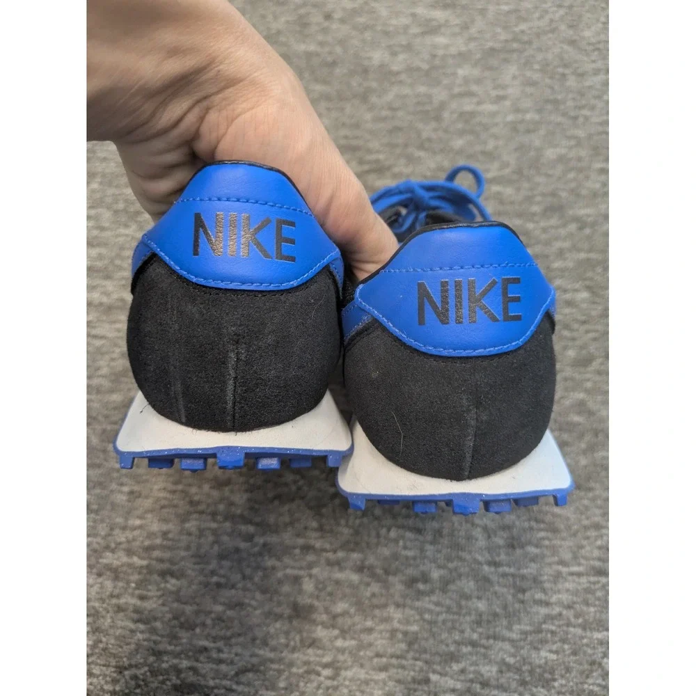 Nike Waffle Trainer 2 Men's 10.5 Black Hyper Royal DQ5899-900 Retro